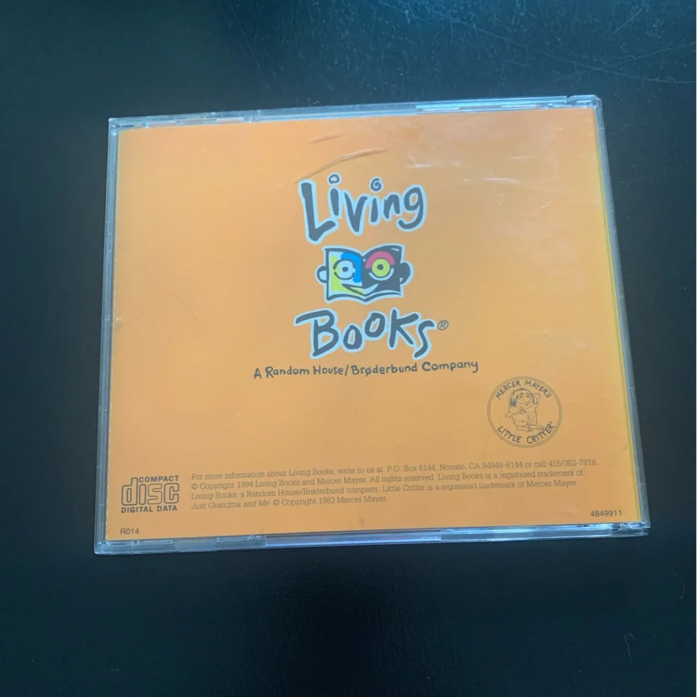 Mercer Mayer's Just Grandma and Me PC Windows 95/Mac 1993 CD-ROM Living Books